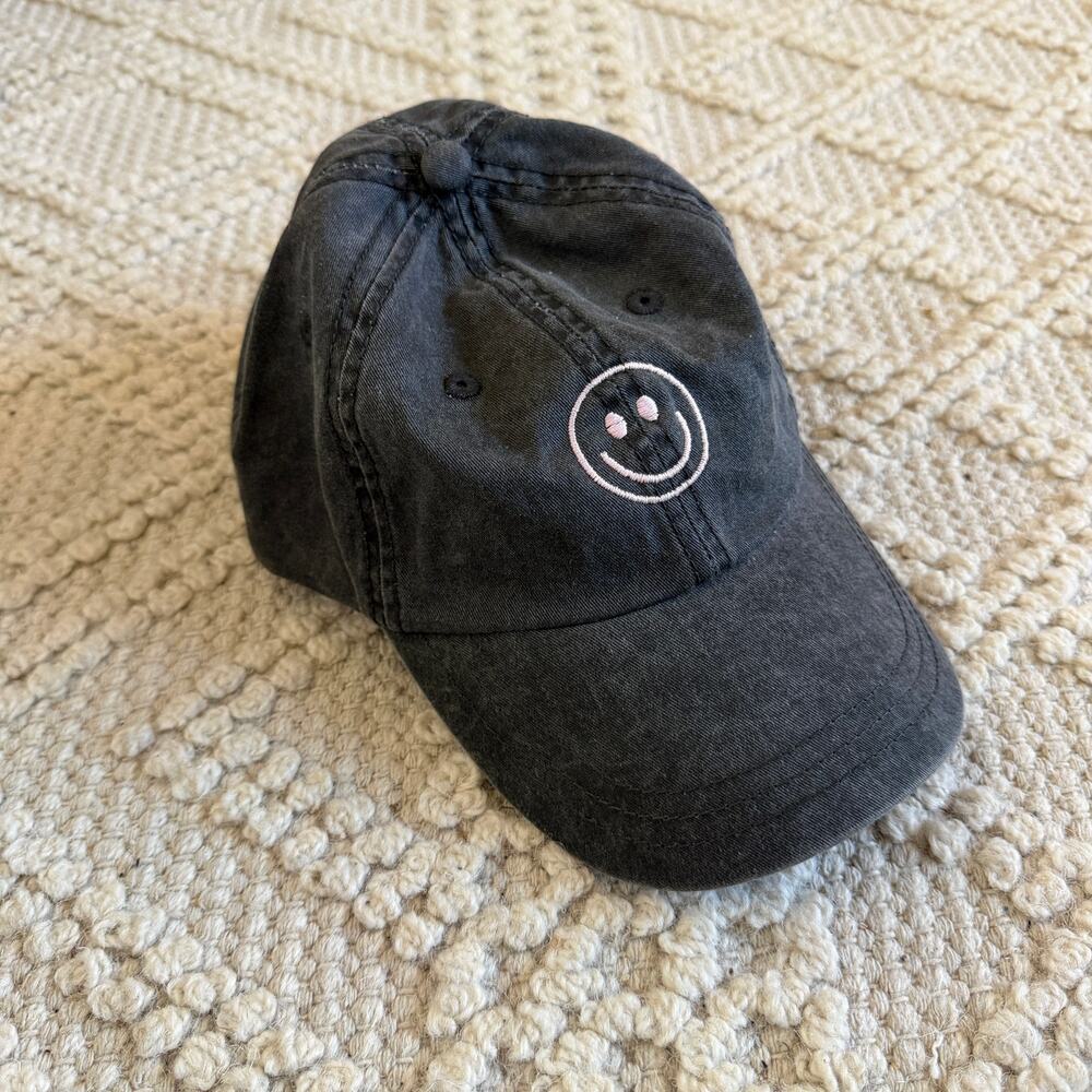 Dark Gray Smile Hat